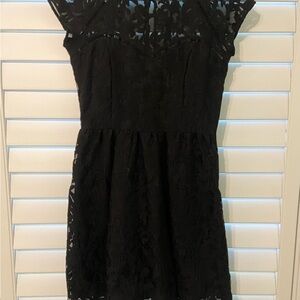 DV by Dolce Vita Black Lace Mini Dress